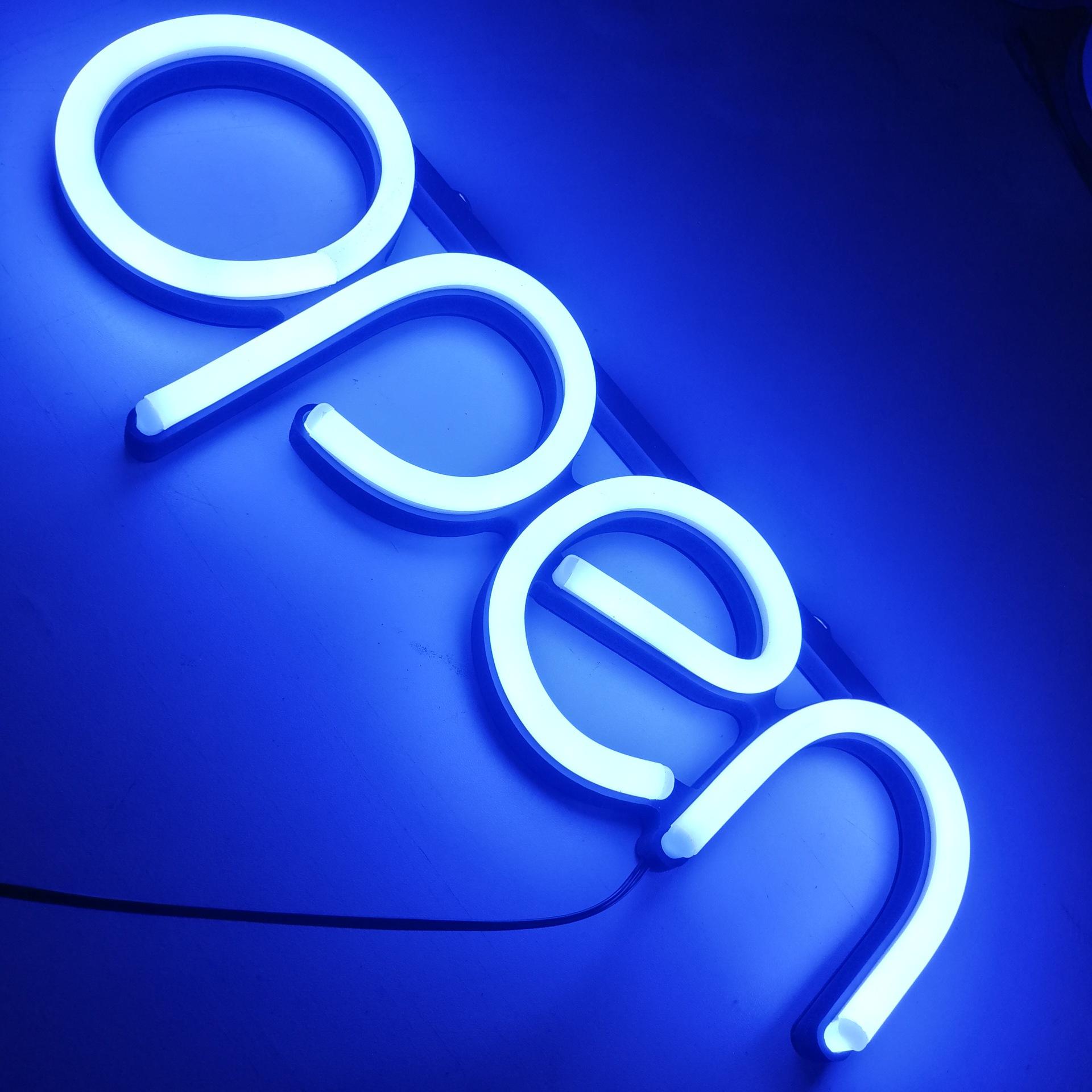 霓虹灯字